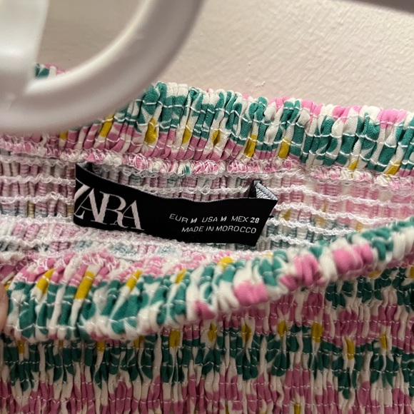 Zara sz M very fitted smock skirt & matching top - Picture 6 of 7